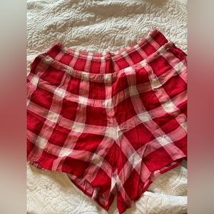 Red Plaid Torrid Shorts NWT 2x